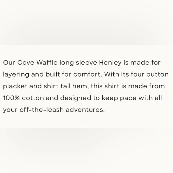 The Black Dog Men’s Gray Henley - Picture 7 of 7